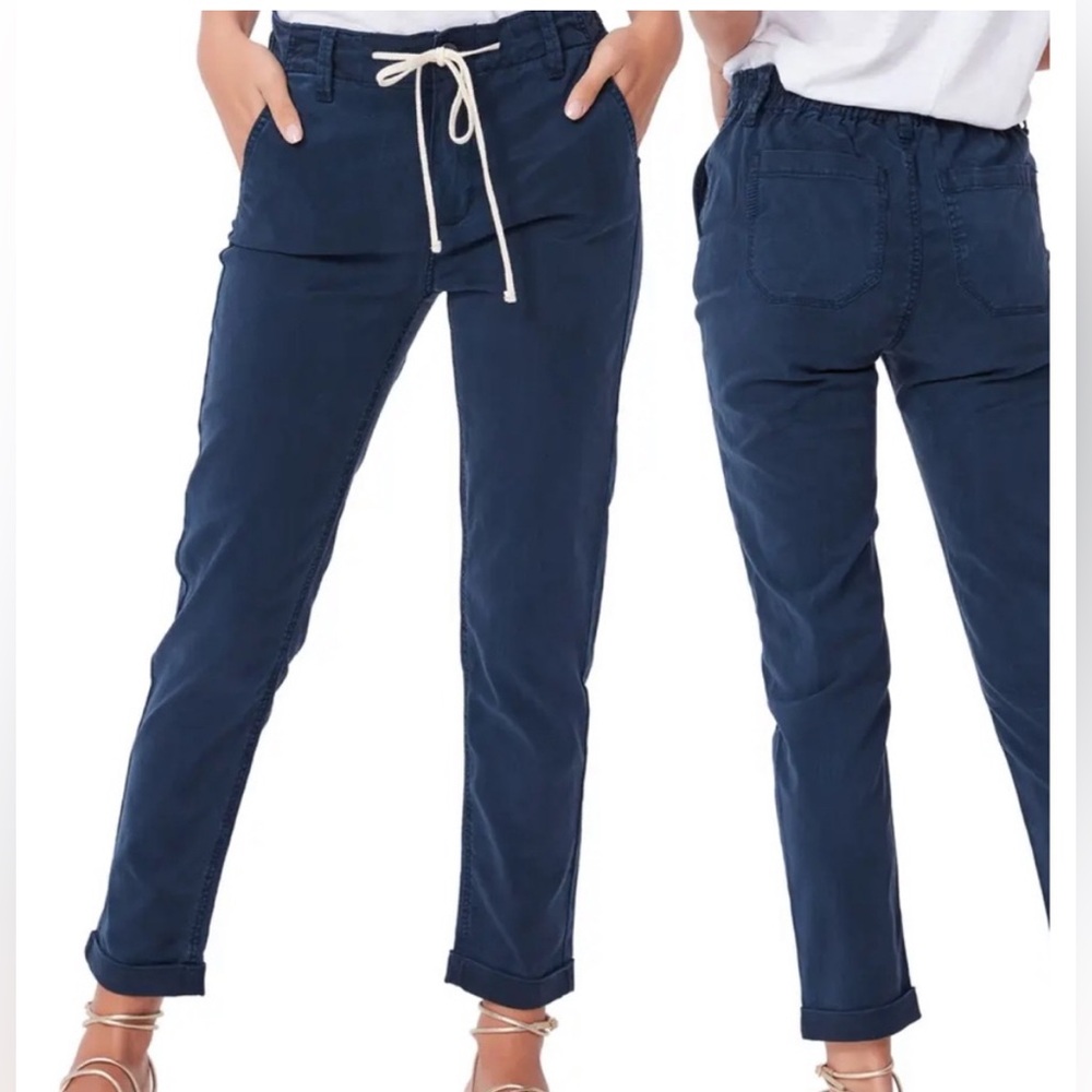 PAIGE Women's Christy Drawstring Waist
Cropped Pants size 26